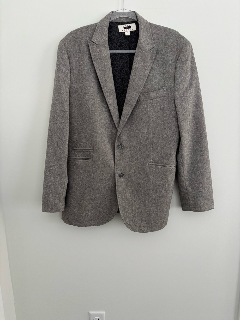 Joseph Abboud Gray Men's Two-Button Blazer size L